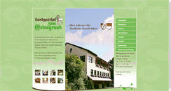 Desktop Screenshot of landgasthof-zum-erlengrund.de